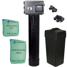 1.5 Cubic Foot 48k 10% Crosslink Digital Water Softener Fleck 2510SXT 1" Bypass