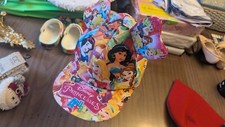 Girl's DISNEY Princesses Adjustable Baseball Hat Cap Multicolor