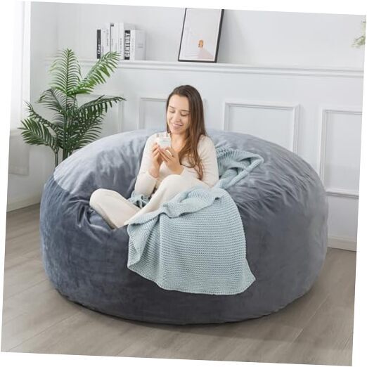 Memory Foam Filled Bean Bag Chair for Adults with Removable & Machine