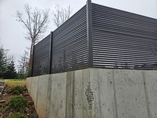 Ringhiera moderna fai da te autocostruita tutto alluminio metallo cancelli recinzioni offerta speciale