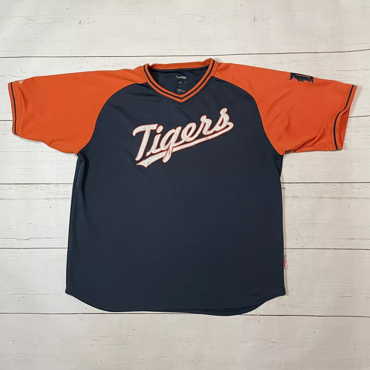 Detroit Tigers by Stitches Short Sleeve Jersey English 'D ‘ Mens Size XL