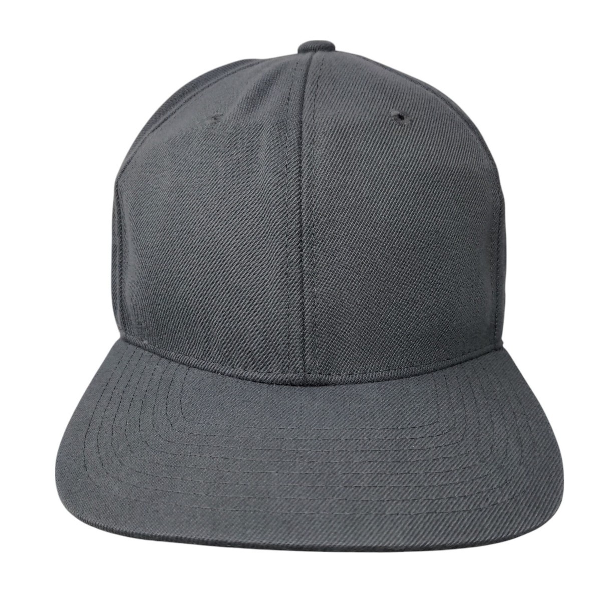 Zephyr Snapback Hat Gray One Size Adjustable Embroidered 6 Panel
