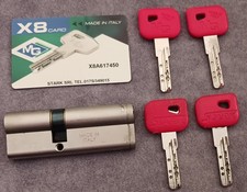 Cilindro europeo MG - made in Italy usato - serratura porta blindata (4 chiavi)