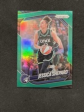 JESSICA SHEPARD 2025 Panini Prizm WNBA Basketball GREEN HOLO MINNESOTA LYNX #137