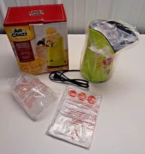 Rare Lime Green West Bend Air Crazy Hot Air Popcorn Machine STILL IN THE PLASTIC