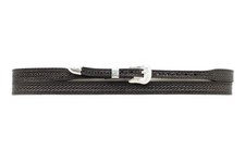 M F Western 02346 Adults 1/2-in Stamped Leather Buckled Hatband One Size