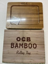 Premium Bamboo OCB Rolling Tray – Eco-Friendly Wooden Design For daily use