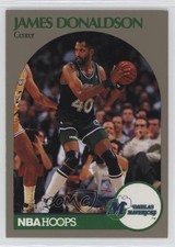 1990-91 NBA Hoops 100 Superstars James Donaldson #21 0q3
