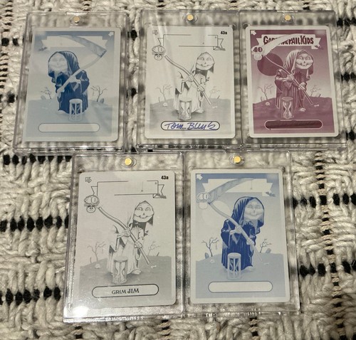 Grim Jim [Printing Plate] #43a 2025 Topps Worst of Garbage Pail Kids 40th Anniversary card