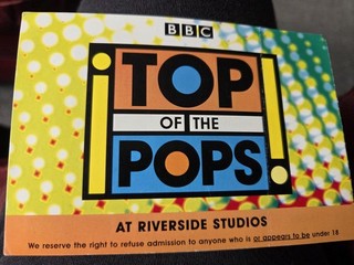 Top Of The Pops Ticket Rare