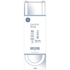 GE 32 -Watt EQ T8 Cool white Fluorescent Tube Light Bulb