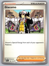 Giacomo 182/193 Uncommon Paldea Evolved Pokemon Near Mint