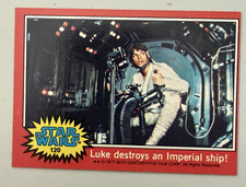 Topps Star Wars Series 2 #120-Luke destroys an Imperial..! - Mint Sharp Corners!