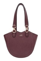 L.Credi Pondria Shopper Shopper Schultertasche Tasche Wine Weinrot Neu