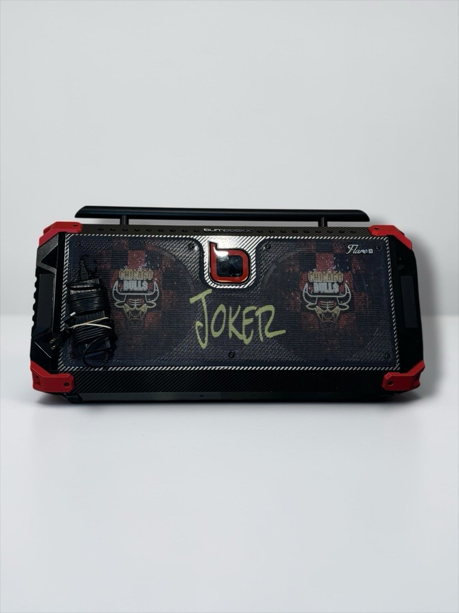 BumpBoxx Flare 8 Chicago Bulls Joker Edition Bluetooth Boombox | eBay