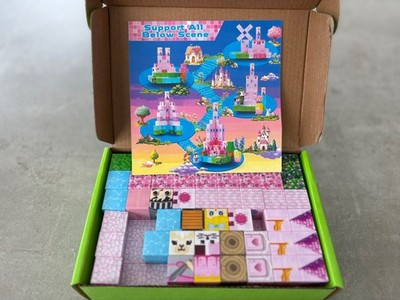 100 Stck. Magnetische Bausteine Set Magnet Kinder Pädagogisches Spielzeug Geschenk Kinder UK