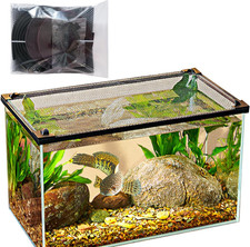 Fish Tank Cover Mesh Aquarium Lid Fish Tank Anti-Jumping Net Magnetic Length 25C