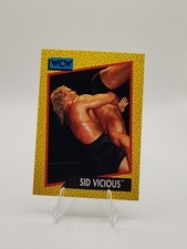 Excellent: Vintage 1991 Impel WCW Sid Vicious Trading Card