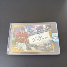 2025 Topps Pro Debut Travis Bazzana Future Cornerstones Auto Gold /50 GUARDIANS