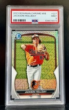 2023 Bowman Chrome Mega Box Jackson Holliday  (RC) #BCP-227 PSA 9 Mint Baltimore