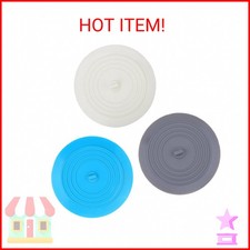 Bathtub Drain Stopper 3 Pack, V-TOP 5inch Tub Stopper Bathtub Drain Cover, Silic