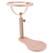 Beechwood Embroidery Frame, Desk Standing Embroidery Hoop with 11Inch Hoop Cr...