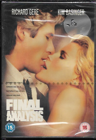 FINAL ANALYSIS GENUINE R2 DVD RICHARD GERE KIM BASINGER NEW/SEALED