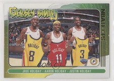 2020-21 Panini NBA Hoops Jersey Swap Winter Aaron Holiday Jrue Justin #4 2l4