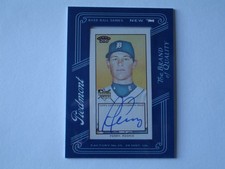 2009 Topps 206 Ryan Perry Detroit Tigers Mini Framed Auto Rookie Card No. FM-3. rookie card picture