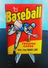 1975 TOPPS BASEBALL REGULAR UNOPENED WAX PACK POS #223 GEORGE BRETT 227 YOUNT RC
