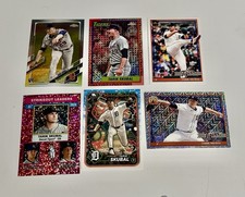 Tarik Skubal 2021 Topps Update Chrome Refractor Rookie Lot 6 1990 1991 More!