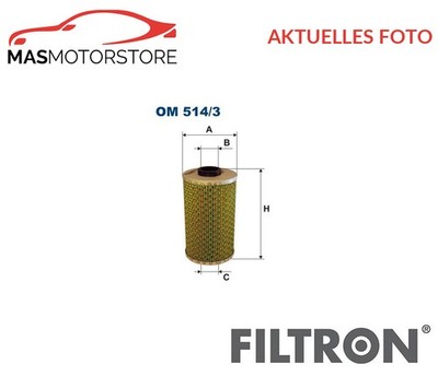 MOTOR ÖLFILTER FILTRON OM514/3 P NEU OE QUALITÄT