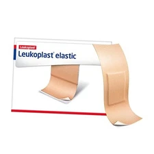 Leukoplast Elastic Fabric Adhesive Latex Free Bandages Strip 0.75" x 3" 3/4 x 3