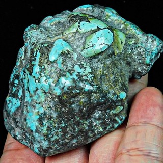 Muestra turquesa verde azul de 676 5 quilates de alta dureza UST1166