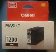 Genuine OEM Canon Maxify 1200 BK PGI-1200 Black Ink Cartridge - NEW SEALED BOX