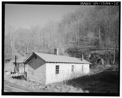 15. TYPE C HOUSE NO. 2, LOOKING NORTH - Trammel Middle Camp, Trammel, Dickenson