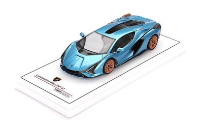 1:43 TRUESCALE Lamborghini Sian Fkp 37 Blu Aegir TSM430830 Modellbau