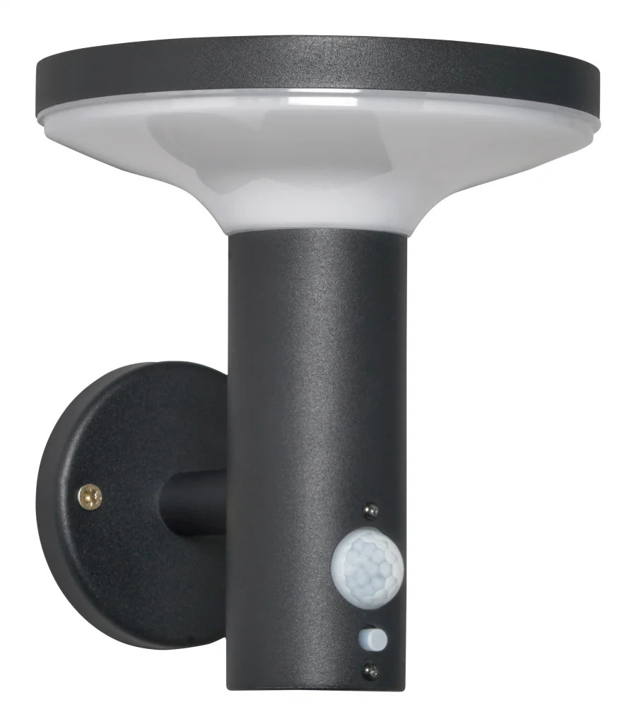 Outdoor Light Black Claire LED Security IP44 PIR Motion Sensor Zink ZN-42049
