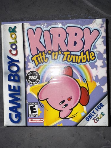 Nintendo Game Boy Color Kirby Tilt Tumble Original Box Manual Inserts Near MINT - Picture 2 of 17