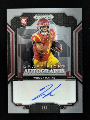 2025 Panini Prizm Draft Picks WOODY MARKS Rookie RC Auto Trojans #DPA-JMS