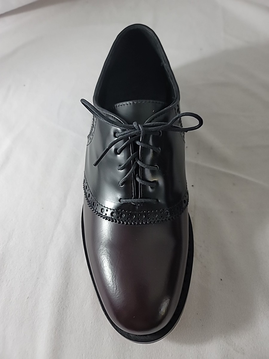 Brooks Brothers Mens Sz 8 D Saddle Shoes - Burgundy & Black -NEW