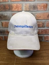 Vintage Chevron Texaco Fuel Gas Oil Strapback Buckle Dad Hat