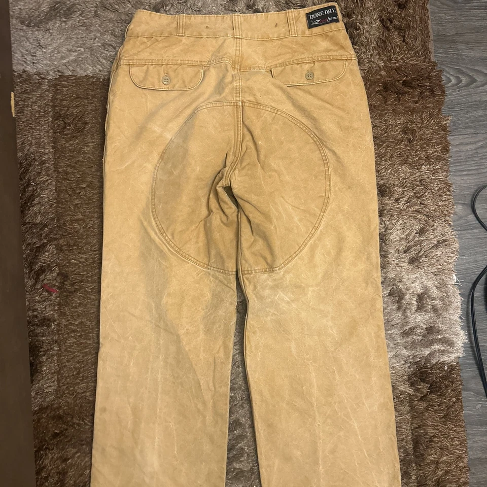 True Vintage Red Head Bone-Dry Duck Canvas Hunting Pants Sz 38 - Image 4 of 4