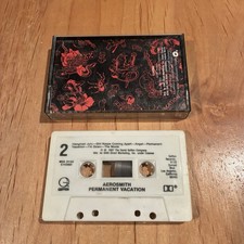 Aerosmith - Permanent Vacation CASSETTE TAPE US BMG issue joe perry steven tyler