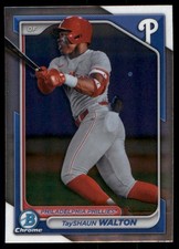 2024 Bowman #BCP-113 TayShaun Walton Chrome Prospects