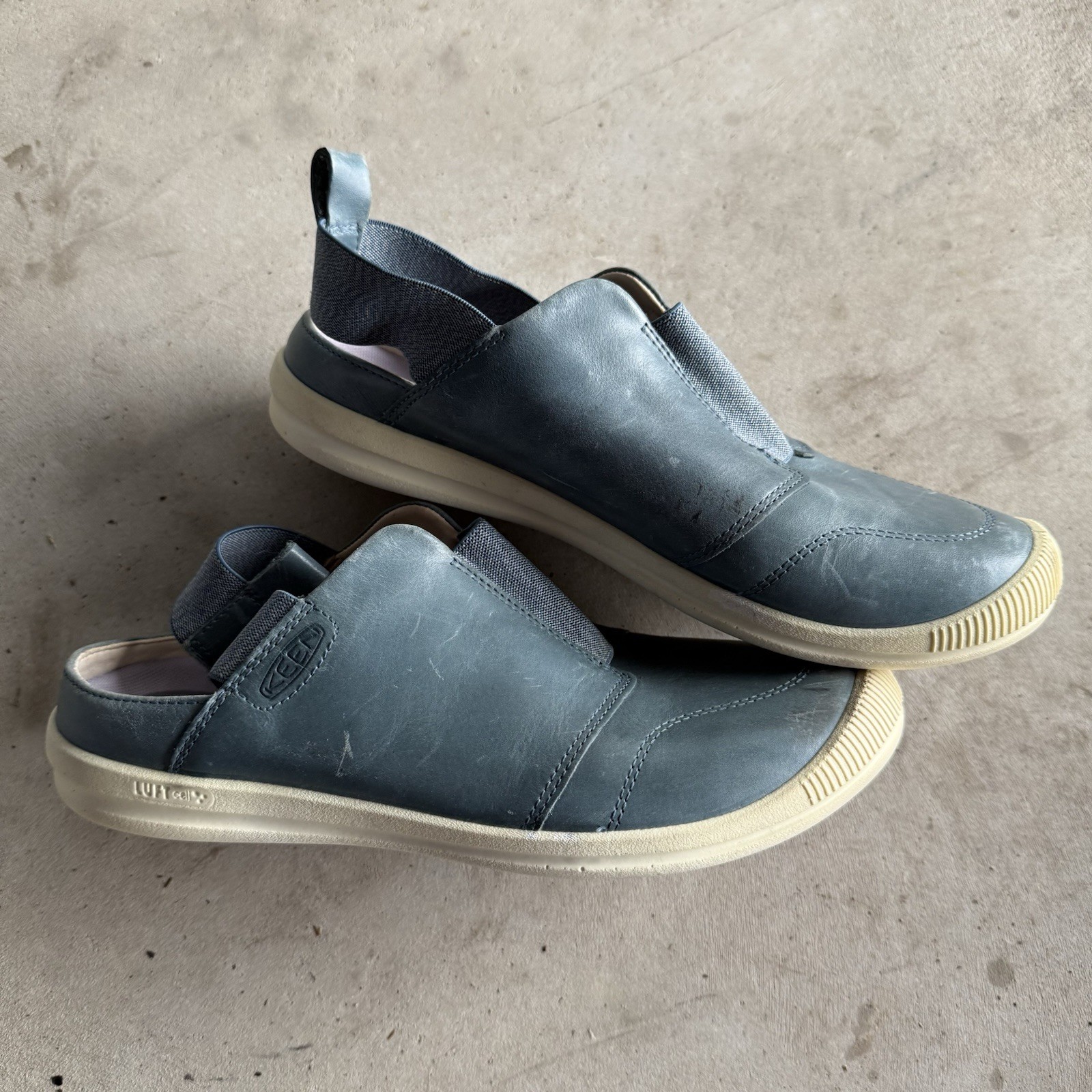 Scarpa KEEN donna Lorelai 2 slip on BlueStone Drizzle taglia 8 5