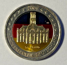 SZUKAJ - Moneta okolicznościowa 2 euro 2009 G Kolorowa - Saarland Ludwigskirche