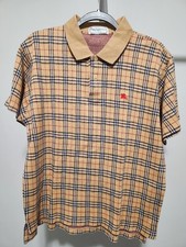 Burberry Vintage Mens Polo Shirt Nova Check