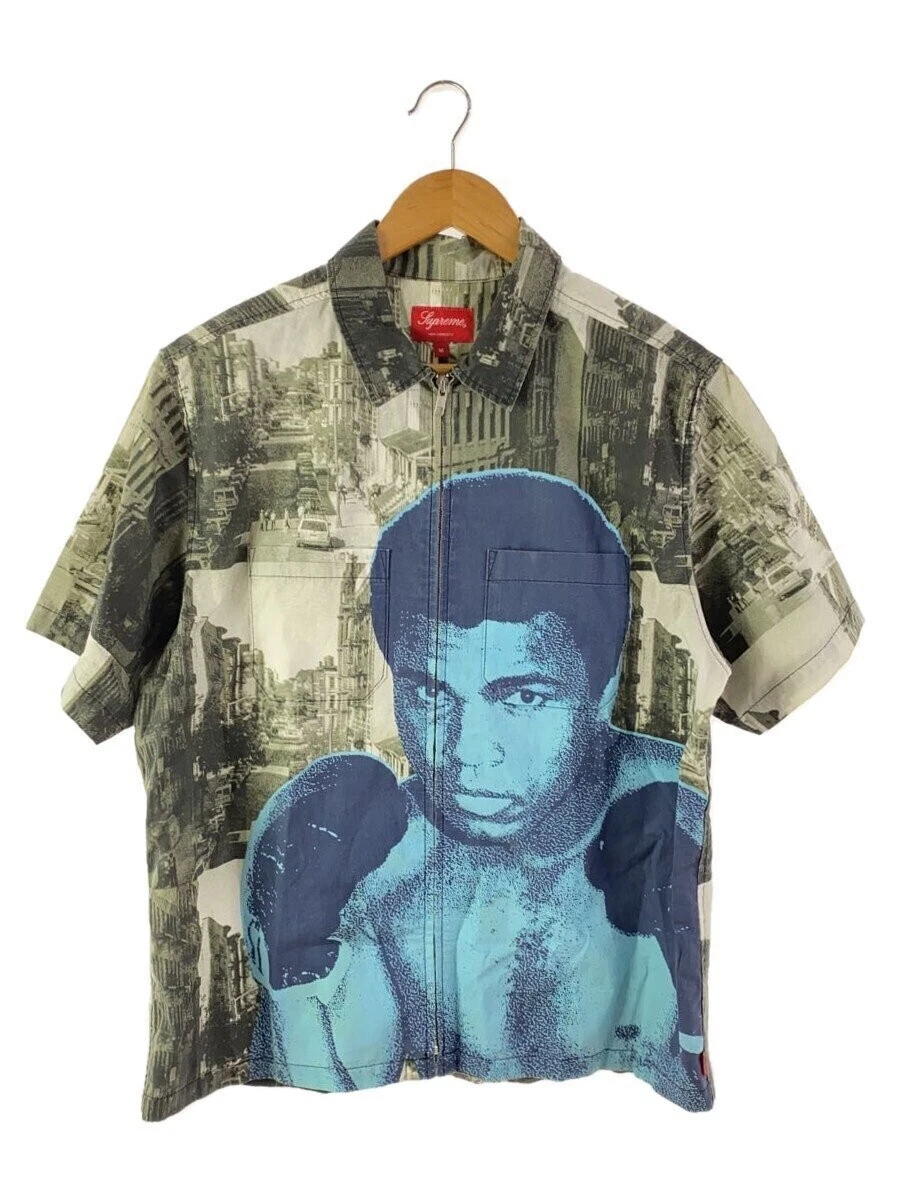 Supreme 21Ss/Muhammad Ali chemise zippée S/S/chemise à manches courtes/M/coton/multicolo