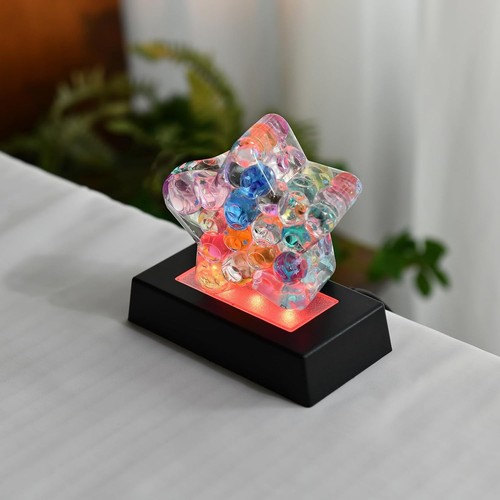 LED Light Base Multicolor Rectangle Display Stand for Crystal Art Lighted Up ... - Picture 3 of 6